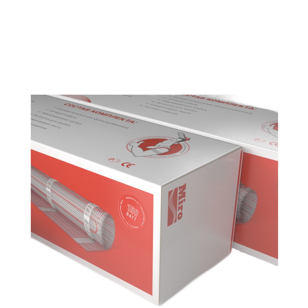 Нагревательный мат Miro 1,5 м2 - 225 Вт (150 Вт/м2)